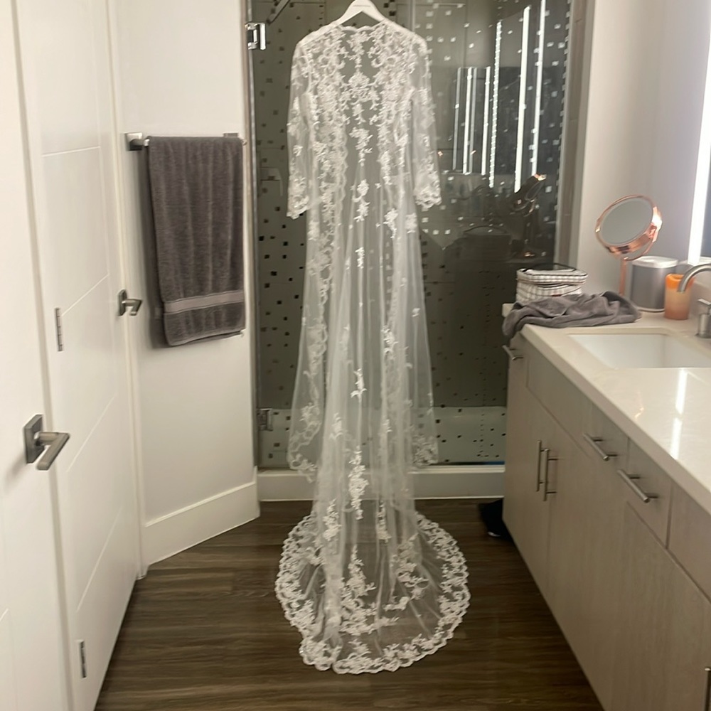 Elegant White Lace Women Dress